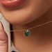 Women's Jewelry Natural Malachite Love Pendant Necklace Light Luxury High End Design Fashion Temperament Clavicle Chain_ipsvogv.com