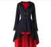 Women's Clothing Autumn new retro mid length windbreaker for women Gothic style jacket large size women's clothing_ipsvogv.com