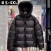 Women's Clothing Black and gold winter coats jacket windproof short winter coats jacket women new winter high end off season thickened couple hooded outer_ipsvogv.com