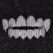 Gold Plated Copper Hip Hop Iced Out Vampire Teeth Fang Grillz Dental Mouth Grills Braces Tooth Cap Rock Rapper Jewelry_ipsvogv.com