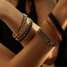 Ins Fashion Simple Hip-Hop Light Luxury Thick Titanium Steel Gold-Plated Wide Strap Chain Men's Bracelet Jewelry_ipsvogv.com