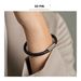Men's Jewelry Stainless Steel Leather Rope Braided Bracelet Diy Engraved Couple Bracelet Simple Magnetic Buckle 6MM Leather Bracelet Jewelry_ipsvogv.com