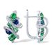 Cao Shi Fashion Inlaid Zircon Women's Geometric Line Ear Buckle New Design Sense Light Luxury Style High End Earrings_ipsvogv.com