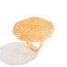 Personalized Ginkgo Leaf Flower Ring With Ins Style, Niche, Striking Texture, Hollowed Out Petal Ring_ipsvogv.com