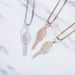 Silver Tennis Racket Pendant Full Zircon Women's Hip-Hop Personality Necklace Jewelry_ipsvogv.com