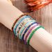 Simple Tiger Eye Amethyst Imperial Stone Spacer Beads Braided Bracelet Women Natural Stone Adjustable Friendship Bracelet_ipsvogv.com