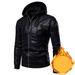 Men's clothing leather jacket Handsome leather jacket with cotton thickened motorcycle pilot autumn and winter coat_ipsvogv.com