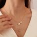 Women's Jewelry Necklace Female Stainless Steel Fashion Versatile Commuter Style Butterfly Tassel Pearl Titanium Steel Clavicle Chain_ipsvogv.com