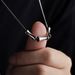 Bamboo titanium steel necklace for men and women, new Chinese style, no fading, versatile, high end small waist sweater chain, men's accessories_ipsvogv.com