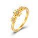 Daisy titanium steel female ring light luxury design sense fashion commuter hand jewelry_ipsvogv.com
