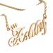 Fashionable Cut Name Necklace, Personalized And Simple Stainless Steel Letter Necklace_ipsvogv.com