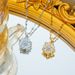 Super Flash Sunflower Zircon Daisy Necklace Women's Simple Exquisite Pendant Clavicle Chain Live Jewelry_ipsvogv.com