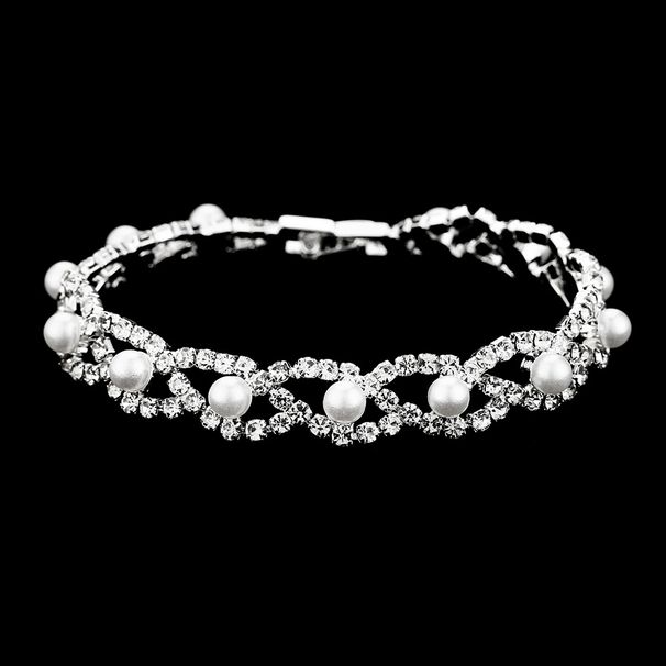 3-Piece Pearl Jewelry Set - Necklace, Earrings & Bracelet, Elegant & Versatile Women's Accessories_ipsvogv.com