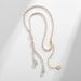 Personality simple design sense high sense geometric necklace New temperament fashion tassel clavicle chain choker_ipsvogv.com