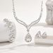 Women’s Jewelry Set Fashion Supply Hot Selling Crystal Rhinestone Jewelry Necklace Set Bridal Wedding Necklace Earrings Bracelet Three Piece Set_ipsvogv.com