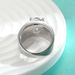 Silver Moissanite Pattern Men's Ring Domineering Personality 5 Carat Large Men's Ring_ipsvogv.com