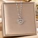 Korean Fashion Titanium Steel Necklace, Women's Agile Love Angel Wings, Zircon Pendant Temperament, Internet Famous_ipsvogv.com