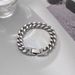 Punk Men's Simple Titanium Steel Three-Dimensional Cut HIPHOP Fashion Personality Cool Couple Bracelet_ipsvogv.com