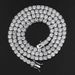 Men's Jewelry Accessories Hip Hop Tennis Chain Zircon Necklace Jewelry Women's High End Personality Men's Necklace_ipsvogv.com