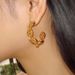 Women's Jewelry Retro Pig Nose Zircon Earrings Light Luxury High End Design Fashion Temperament Circle Earrings Ear Jewelry_ipsvogv.com
