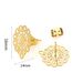 Stainless Steel Fashionable Hollow Ear Hooks And Anti Allergic Vacuum Electroplating Earrings, DIY Handmade Jewelry_ipsvogv.com