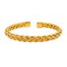 Men And Women's Jewelry Simple And Versatile Stainless Steel Braid Wire Open Bracelet Braided Mesh Bracelet Titanium Steel Jewelry_ipsvogv.com