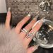 【 25000 People Collection 】 Light Luxury And High-end Feeling, Full Diamond Zircon Open Ring, Female Student, Heavy_ipsvogv.com