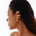 4-Piece Plastic C-shaped Smooth Twist Ear Clip Set, Hip-hop Fashion Internet Celebrity Versatile Daily Wear Ear Accessories_ipsvogv.com