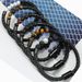 New Arrival Fashion Personality Men's Stone Beaded Leather Cord Magnetic Clasp Bracelet_ipsvogv.com