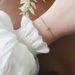 Women's Jewelry Whale Rain Simple Single White Diamond Bracelet -K Gold Plated Titanium Steel Waterproof & Tarnish-Resistant_ipsvogv.com