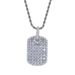 New Full Diamond Hip Hop Cube Pendant Trendy Men's Necklace_ipsvogv.com