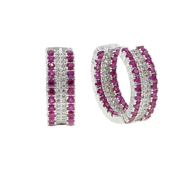 New Color Zircon Earrings Fashion Inlaid Zircon Ladies Earrings Earrings Jewelry_ipsvogv.com