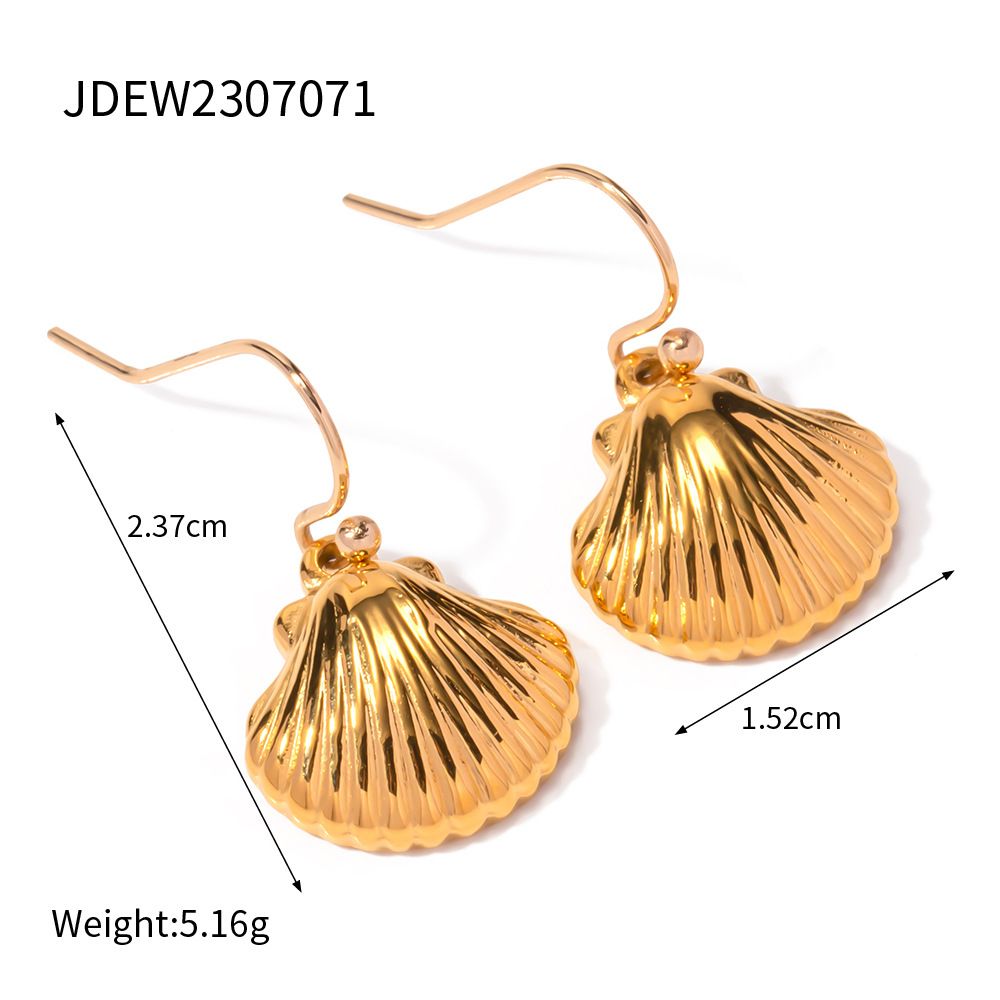 Women's Jewelry Marine Element Series Jewelry High End Luxury Niche Titanium Steel Earrings And Necklace Accessories_ipsvogv.com