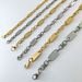 Men's Jewelry Handmade Chain Fashionable And Atmospheric Necklace Emperor Chain Smooth Stainless Steel Return Flat Link Chain Set_ipsvogv.com