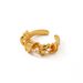 High Color Retention Electroplated Real Gold Niche Design Metal Wave Inlaid Diamond Minimalist Style Open Versatile_ipsvogv.com