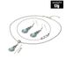 Wind Set Pattern Blue Crystal Jewelry Turquoise Gourd Necklace Earrings_ipsvogv.com