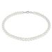 Single Layer Men's Circular Beaded Collarbone Chain Pearl Necklace_ipsvogv.com