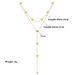Titanium Steel Necklace Korean Edition Double Layered Love Tassel Personalized Simple Fashion Versatile Collar Chain For_ipsvogv.com