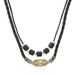 Punk Style Personalized Necklace, Trendy Men's Woven Wax Rope Antique Pendant, Collarbone Chain Jewelry Necklace_ipsvogv.com
