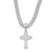 Hiphop Bundle Cross Pendant Full Diamond Cuban Chain Hip Hop Punk Style Jewelry_ipsvogv.com