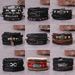 2125 Multi-layer Adjustable Leather Beaded Hand-woven Men's Bracelet Jewelry_ipsvogv.com