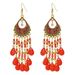 Women’s Jewelry Set Fashion Multi Layer Water Drop Rice Bead Tassel Earrings Retro Ethnic Style Personality Color Rice Bead Oil Drop Earrings_ipsvogv.com