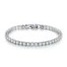 Four-Prong Moissanite Bracelet Fine Diamond Niche Design Simple Elegant Luxurious Single Row Jewelry_ipsvogv.com