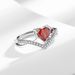Internet Celebrity Live Streaming Hot Selling Super Immortal Love Pomegranate Red Zircon Female Instagram Niche_ipsvogv.com