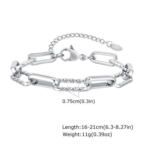Women's Jewelry Stainless Steel Bracelet Gold Ladies Personality Fashion Spring Water Jewelry_ipsvogv.com