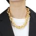 Jewelry Simple Handmade Chain Necklace Versatile Metal Mirror Mixed Bracelet_ipsvogv.com