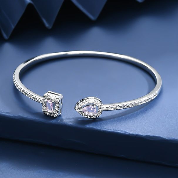 Women's Jewelry Set Fashion Light Luxury High End Open Adjustable Bracelet Super Flash Versatile Bracelet_ipsvogv.com