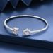 Women's Jewelry Set Fashion Light Luxury High End Open Adjustable Bracelet Super Flash Versatile Bracelet_ipsvogv.com