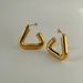 INS Fashionable Niche INS Retro Titanium Steel Triangle Balance Beam Earrings_ipsvogv.com