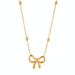 New Fashionable Niche Design, High-end Sense, Simple And Versatile Butterfly Bow, Titanium Steel Neckl, Women's_ipsvogv.com